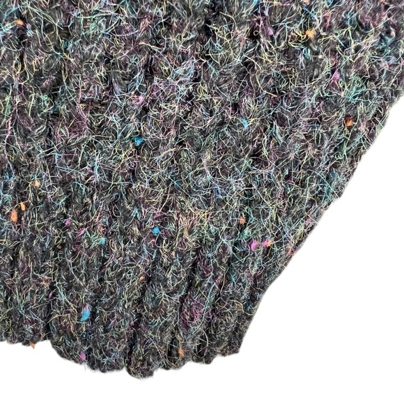 AERIE OFFLINE New Hooded Sweater Grey Multi-color Speck Color Size Large - Picture 5 of 9